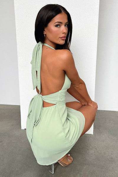 ALÉNA LUMIÈRE™ | ROBE MINI DOS-NU