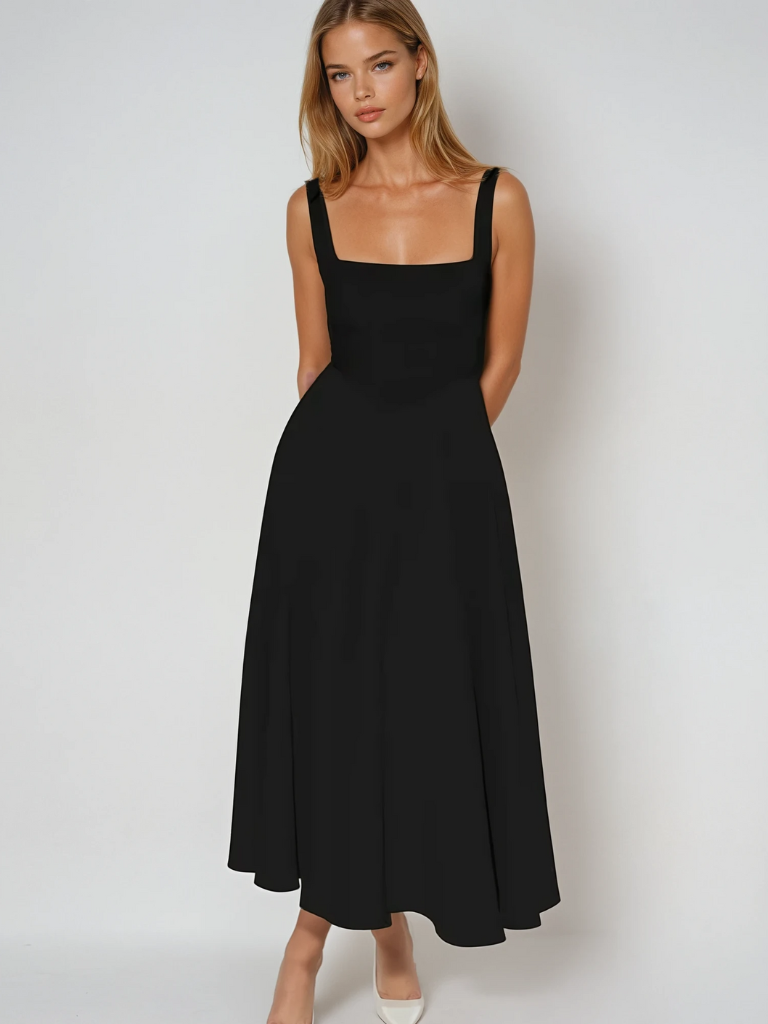LUMIÈRE D'OMBRE™ | ROBE LONGUE RAFFINÉE