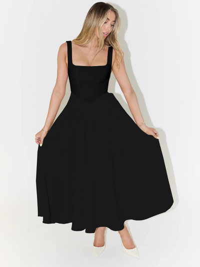 LUMIÈRE D'OMBRE™ | ROBE LONGUE RAFFINÉE