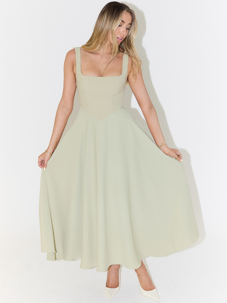LUMIÈRE D'OMBRE™ | ROBE LONGUE RAFFINÉE