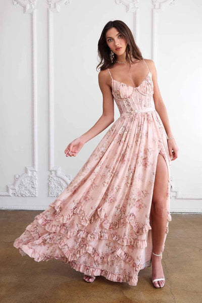 ÉCLAT DE RÊVE™ | ROBE LONGUE ROMANTIQUE